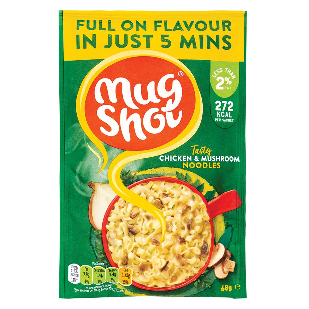 Mug Shot Chicken & Mushroom Noodles 68g