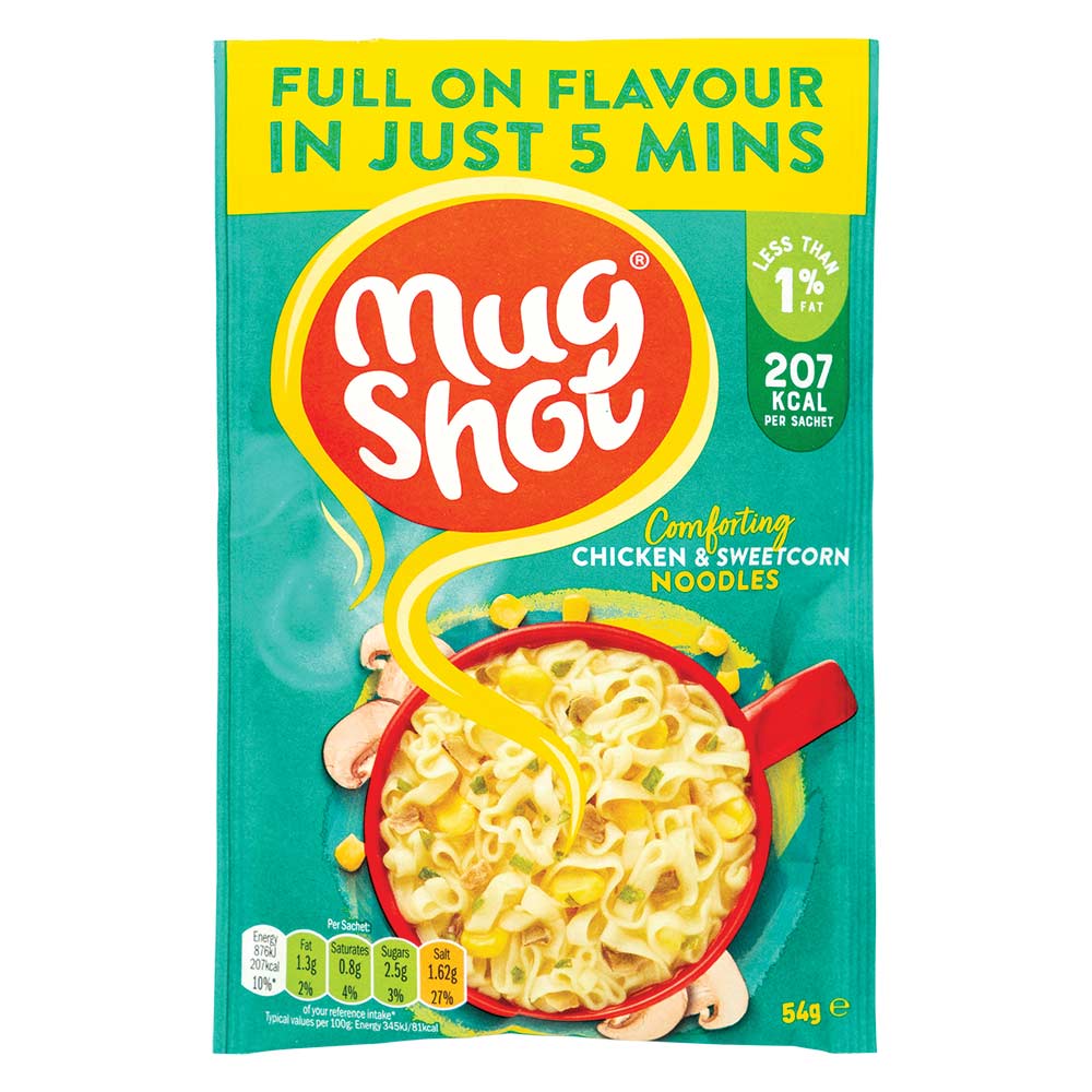 Mug Shot Chicken & Sweetcorn Noodles 54g