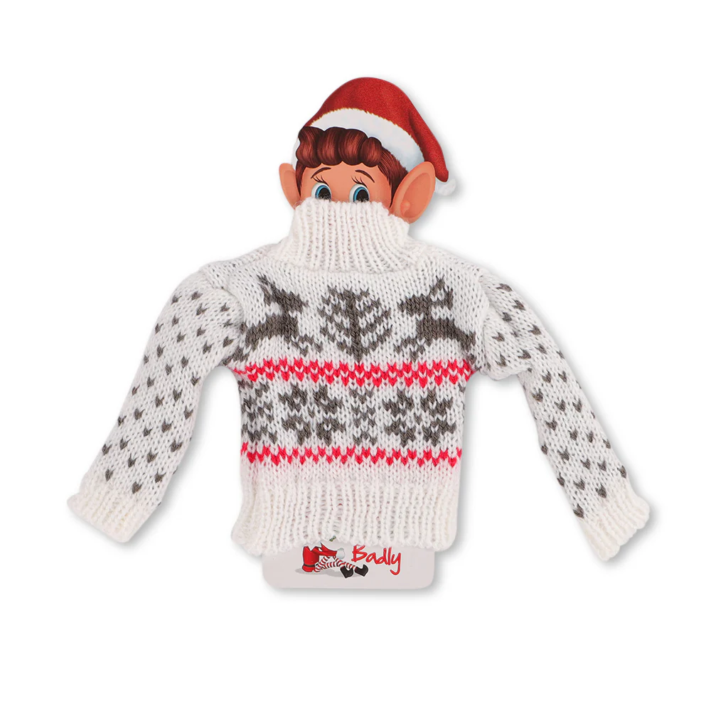 Naughty Elf Deluxe Sweater Outfit for Naughty Elf Toy - Image 5