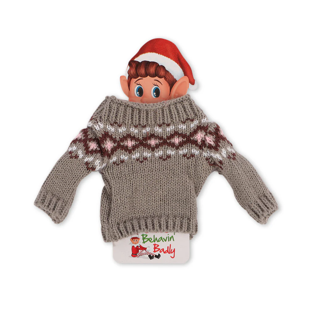 Naughty Elf Deluxe Sweater Outfit for Naughty Elf Toy - Image 6