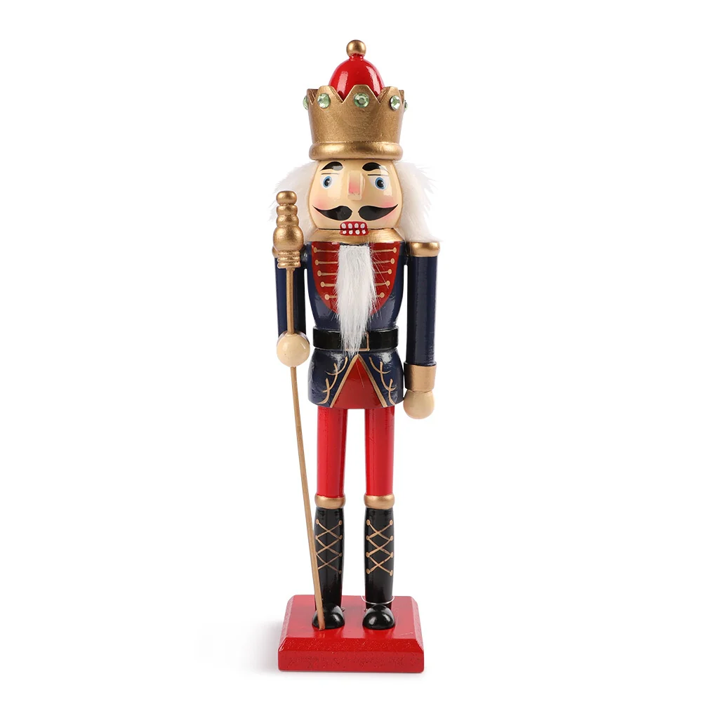 Navy And Red Nutcracker Soldier