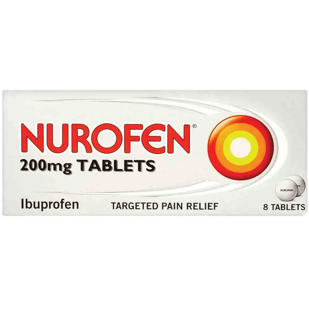 Nurofen Ibuprofen 200mg Tablets 8 Pack