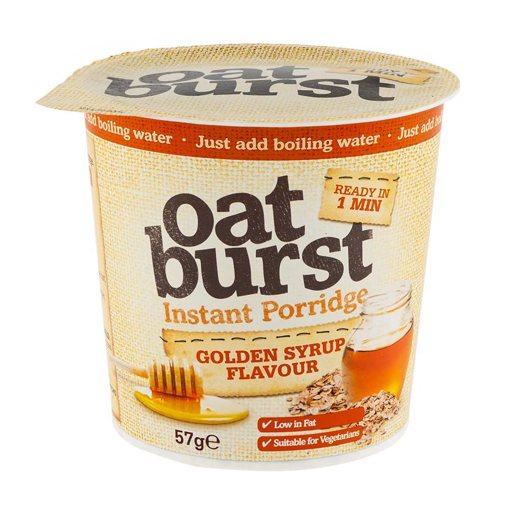 Oatburst Instant Porridge Golden Syrup Flavour 57g