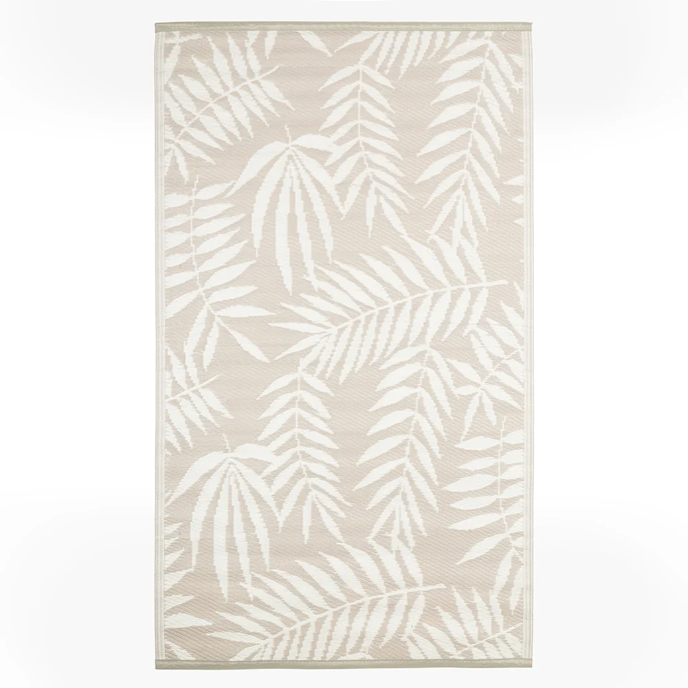 Outdoor Rug 90X150 - Cream Flowers