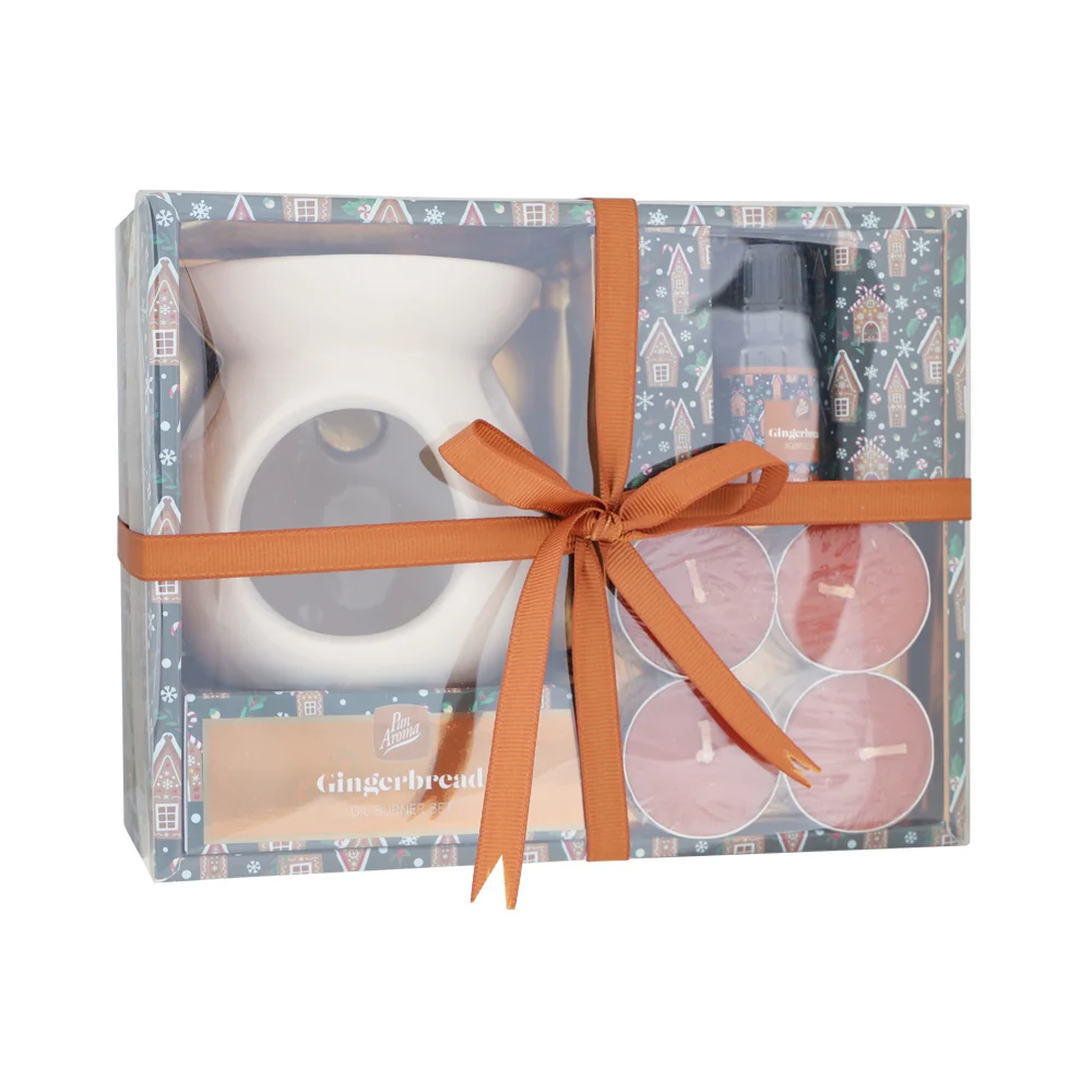 Pan Aroma Oil Burner Set - Gingerbread