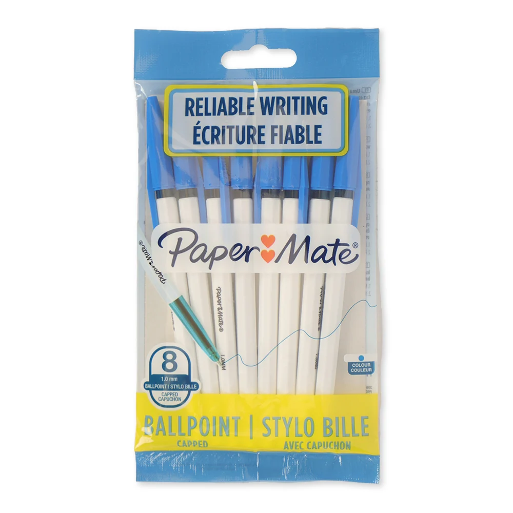 Papermate Ballpoint Pens 8 Pack