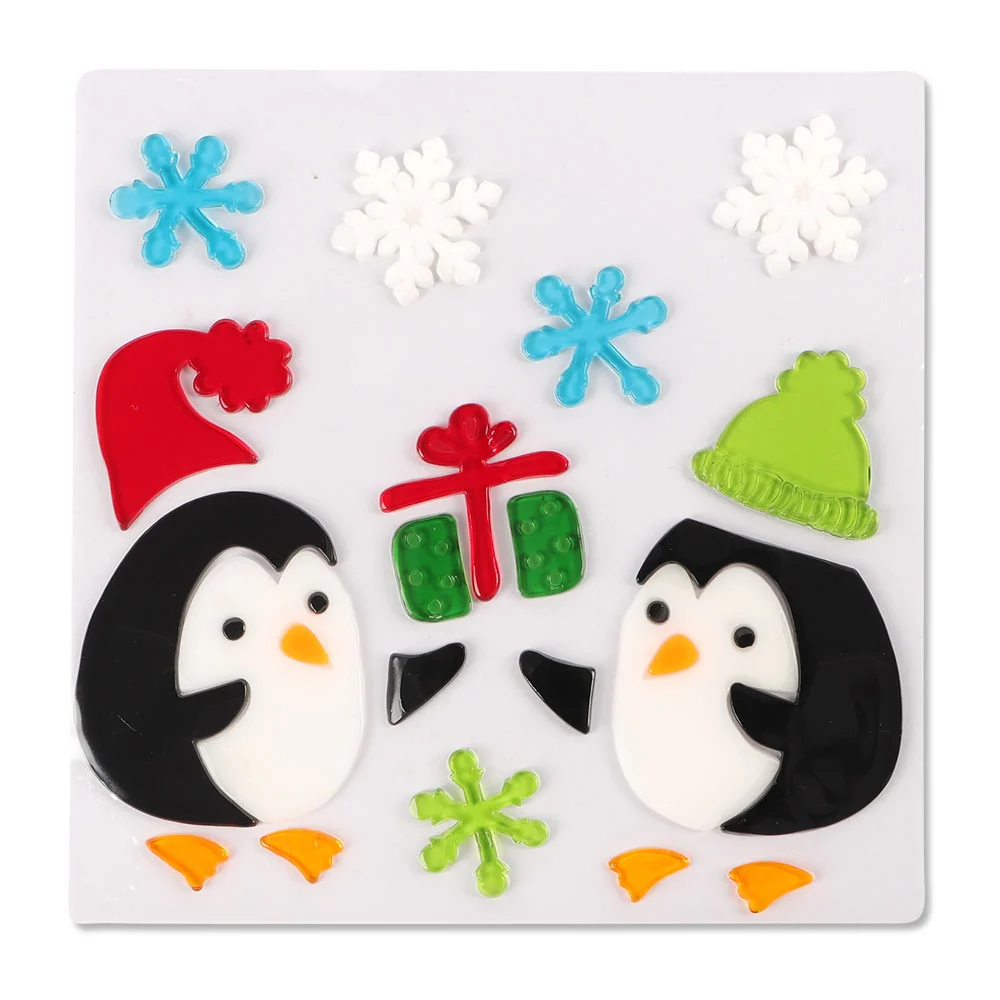 Penguin Window Gel Stickers