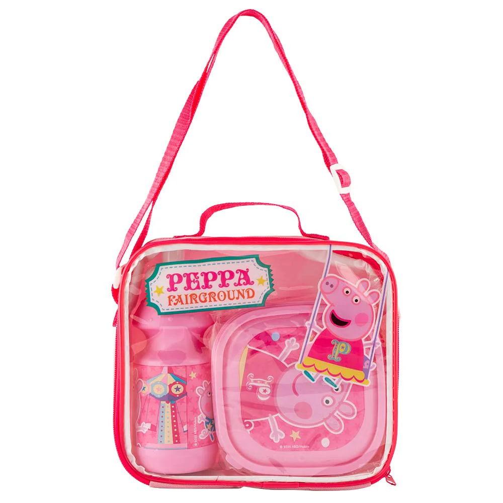 Peppa Pig 3pc Lunchbox Set - Image 5