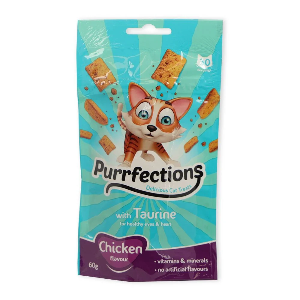 Purrfection Cat Treats With Taurine Chicken 60g
