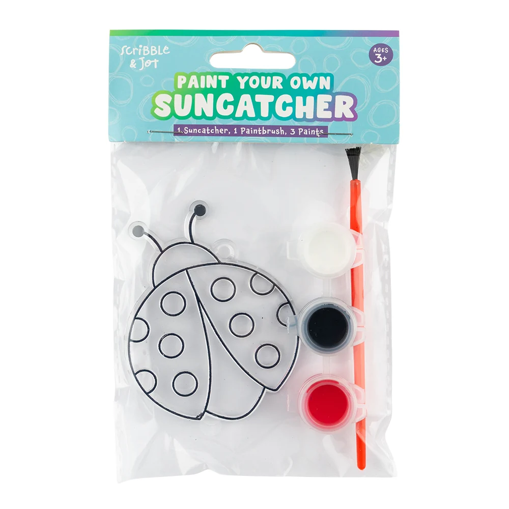 Paint Your Own Sun Catcher - Lady Bug