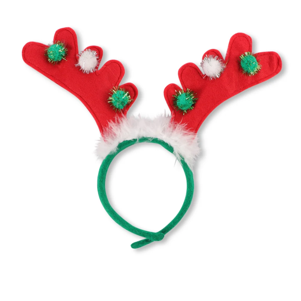 Red Reindeer Headband