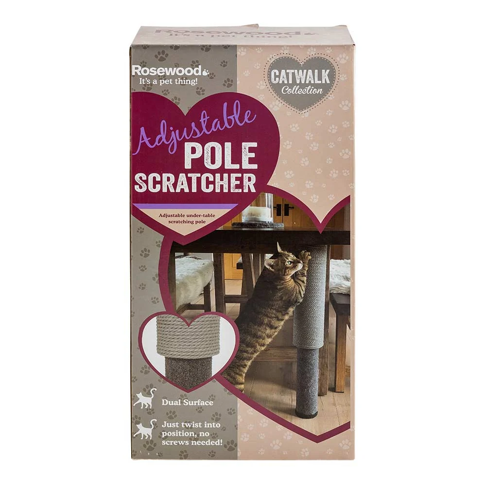Rosewood Adjustable Cat Pole Scratcher
