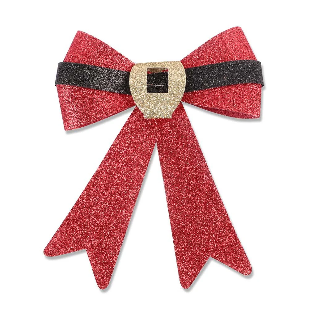 Santa Belt Bow 2 Pack