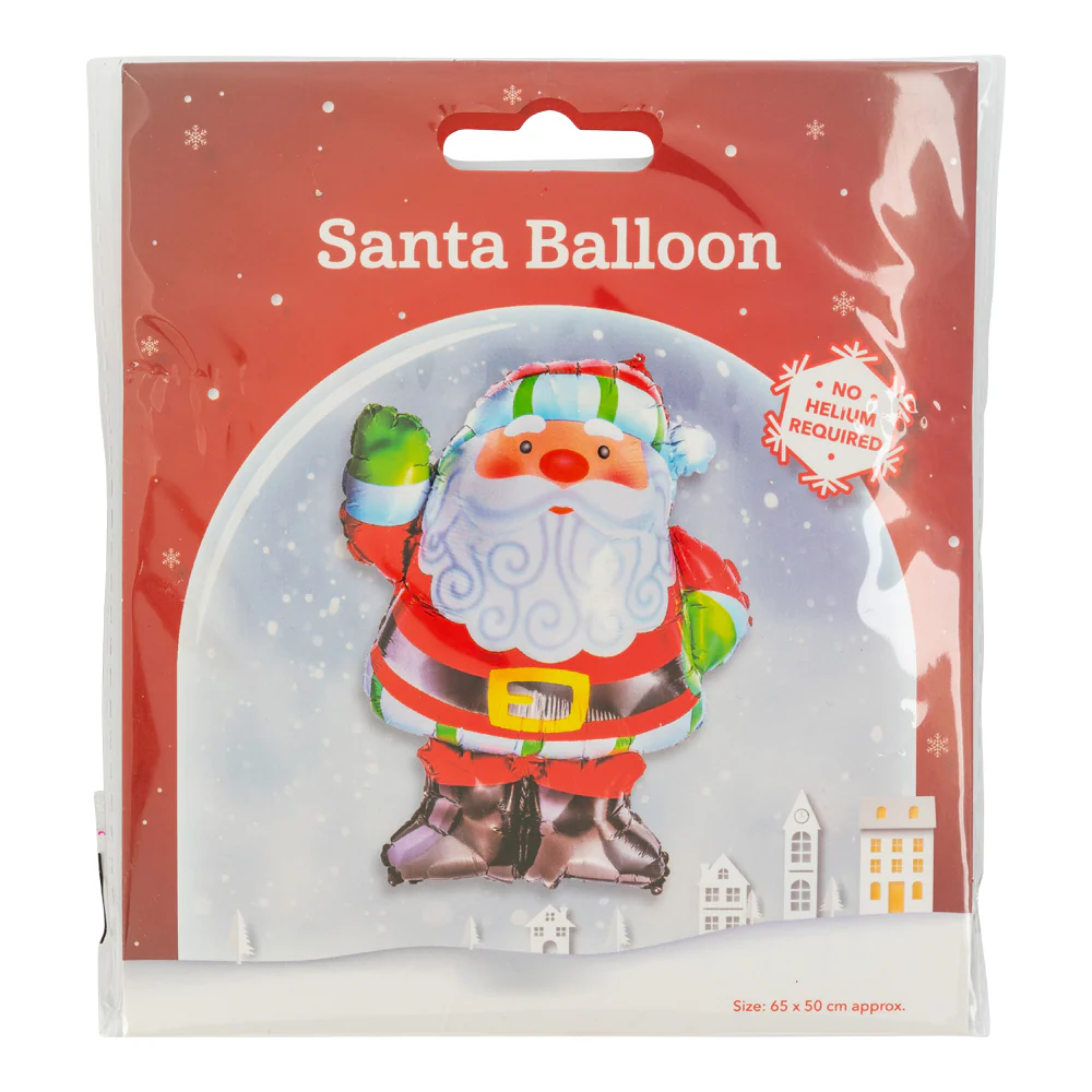 Santa Claus Balloon 65cm x 50cm - Image 2