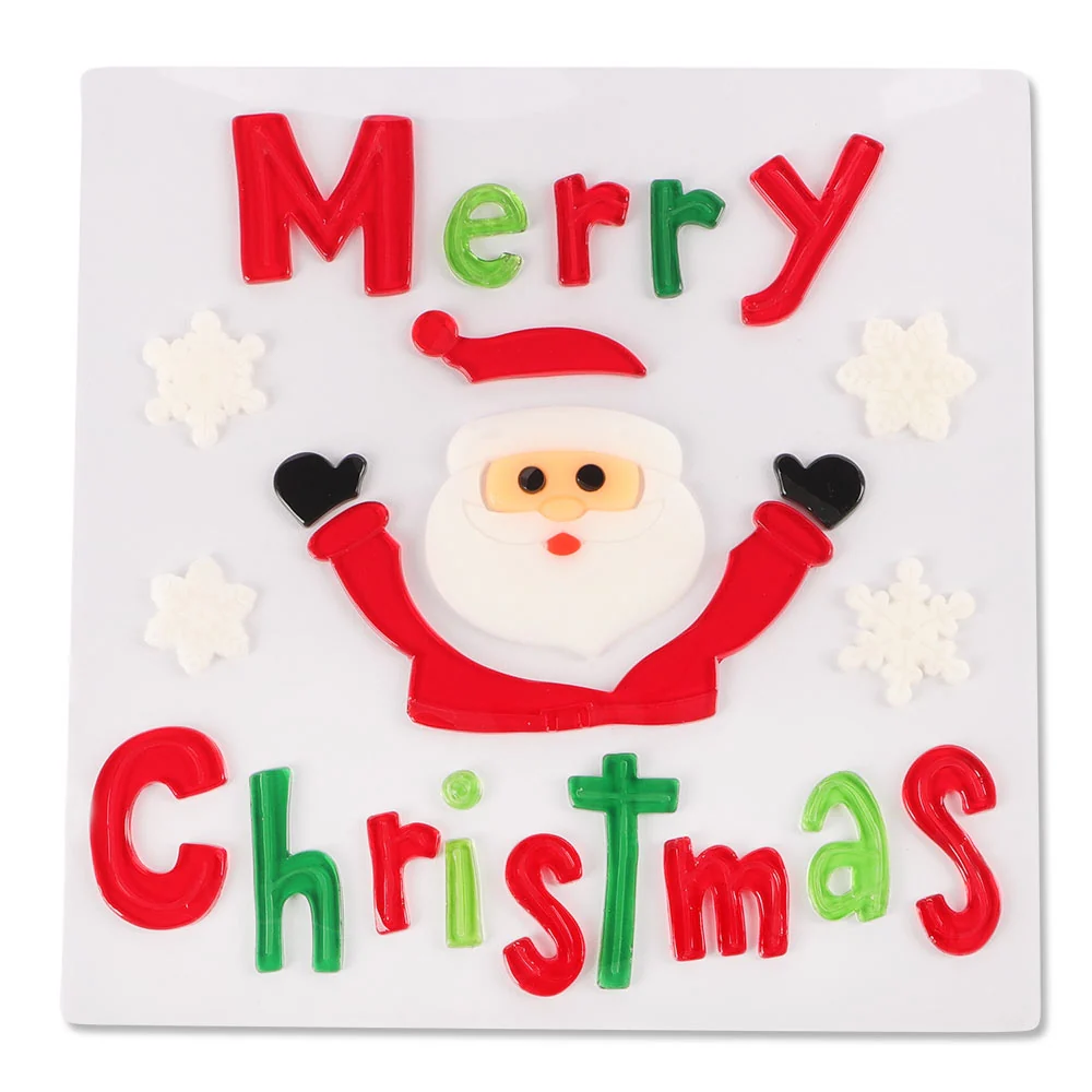 Santa Window Gel Stickers