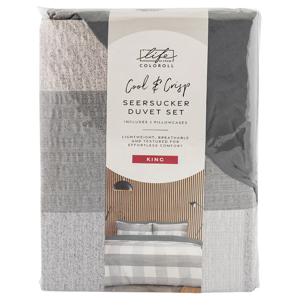 Seersucker Duvet Set King - Image 3