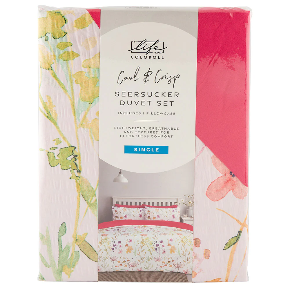 Seersucker Duvet Set Single - Image 4