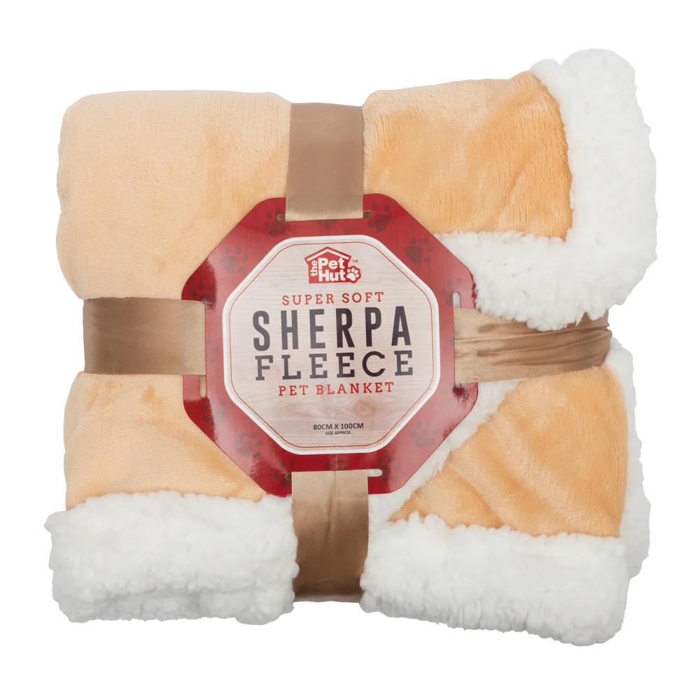 Pet Hut Sherpa Fleece Super Soft Pet Blanket - Image 3