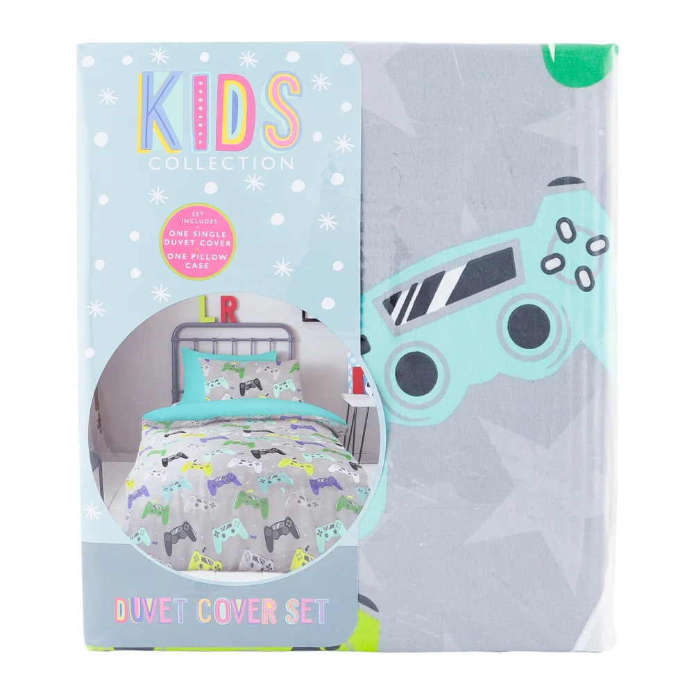 Single Kids Duvet Set - Gaming