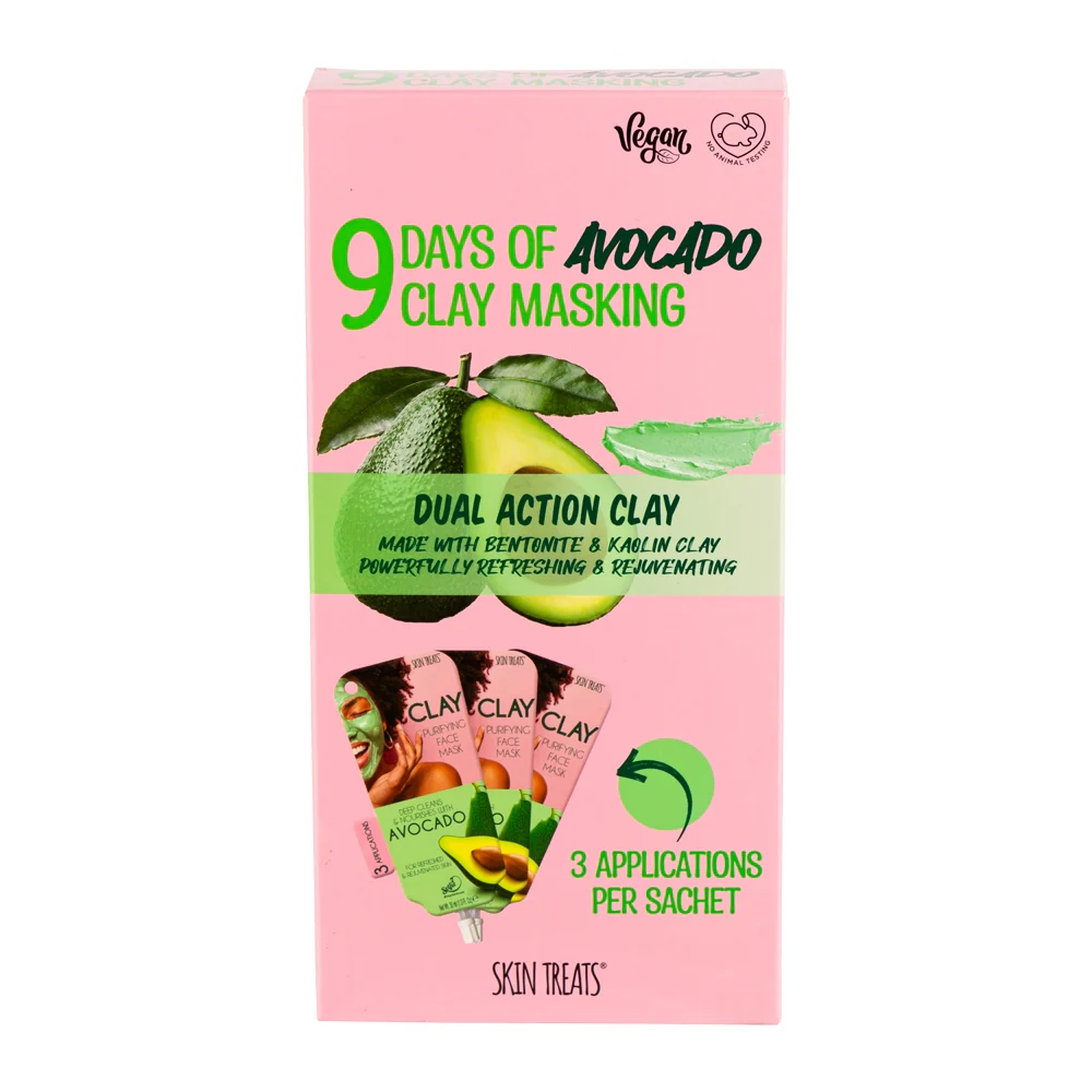 Skin Treats - 9 Days Of Avocado Clay Masking