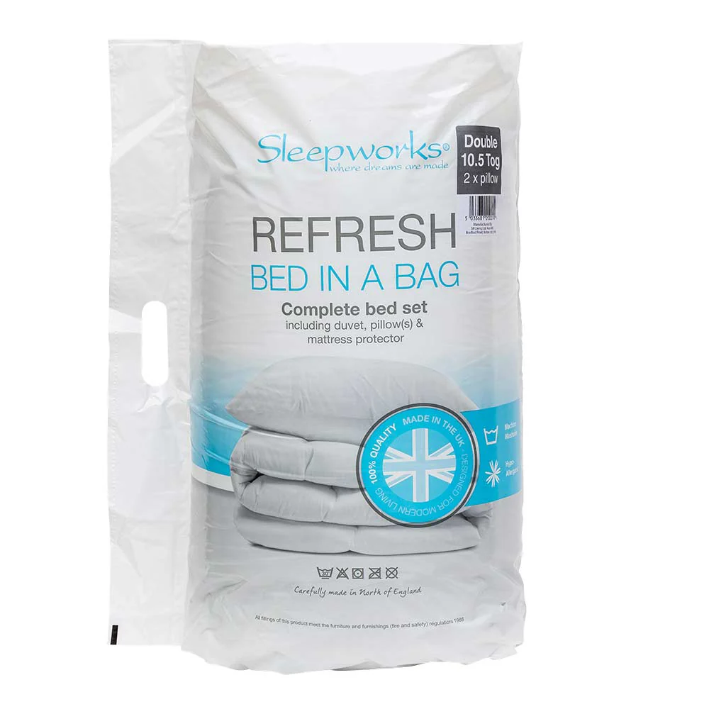 Sleepworks Refresh Bed in a Bag Double
