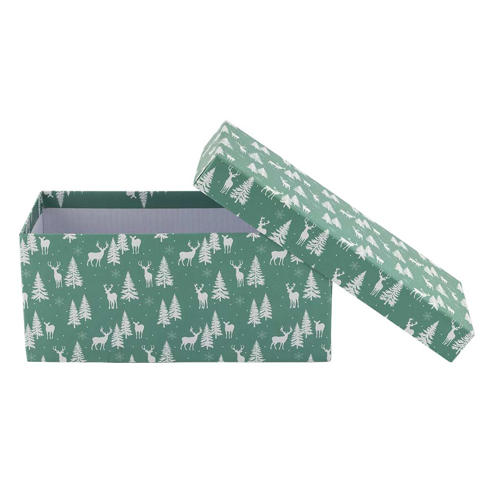 Small Christmas Gift Box 100mm x 208mm x 95mm - Image 2