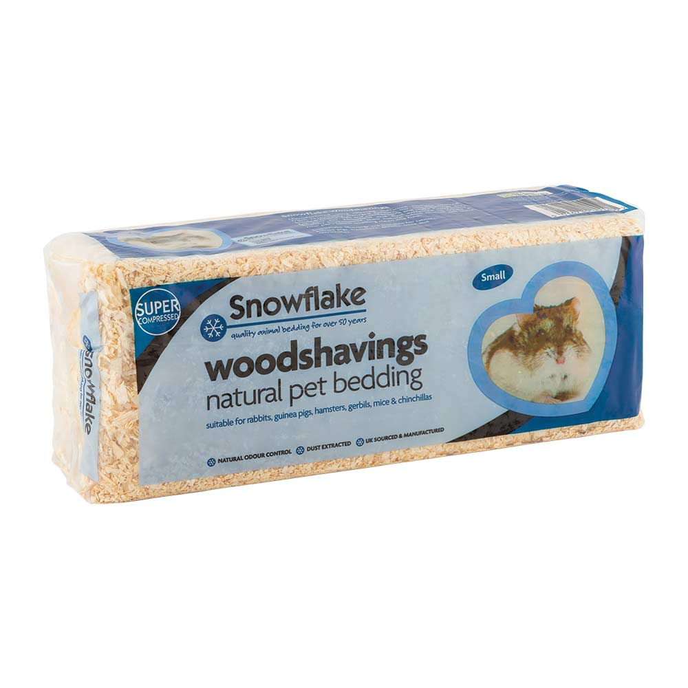 Snowflake Woodshavings Natural Pet Bedding 1kg - Image 2