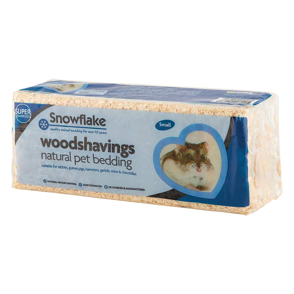 Snowflake Woodshavings Natural Pet Bedding 1kg - Image 3