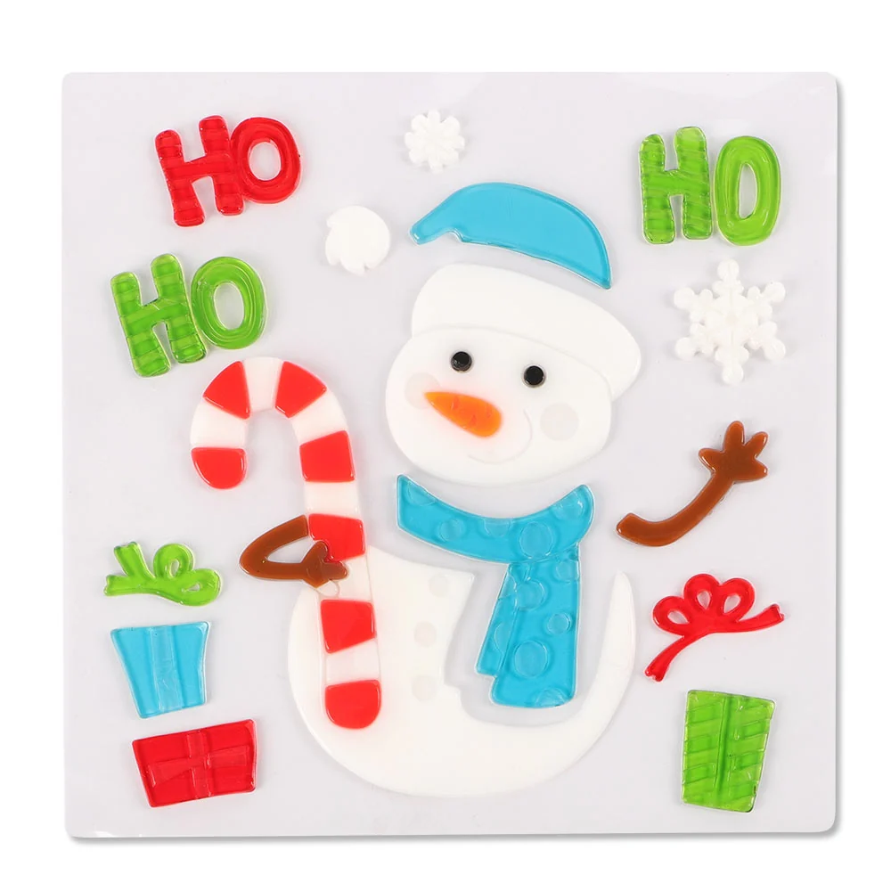 Snowman Window Gel Stickers