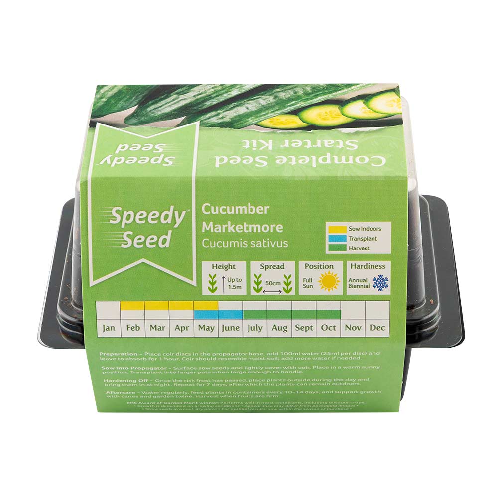 Speedy Seed Grow Your Own Cucumber Starter Kit - Image 4