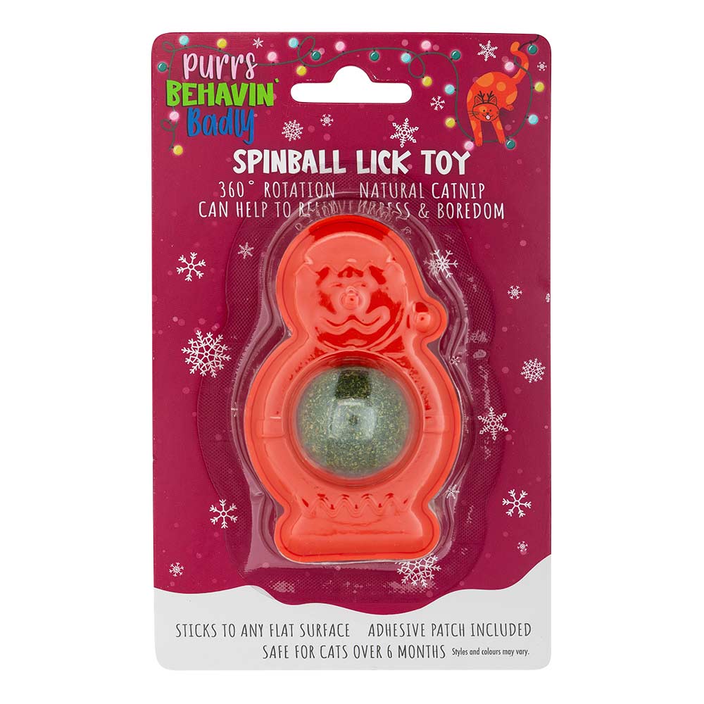 Spinball Cat Lick Toy With Catnip - Image 3