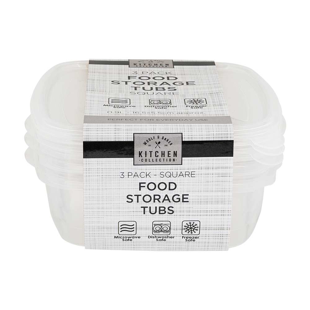 Food Storage Containers 3pk