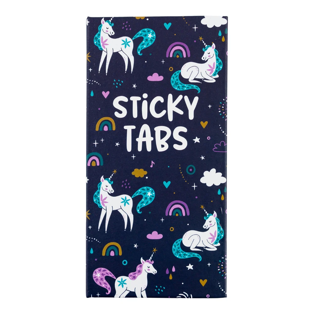 Sticky Note Page Markers - Unicorn Theme