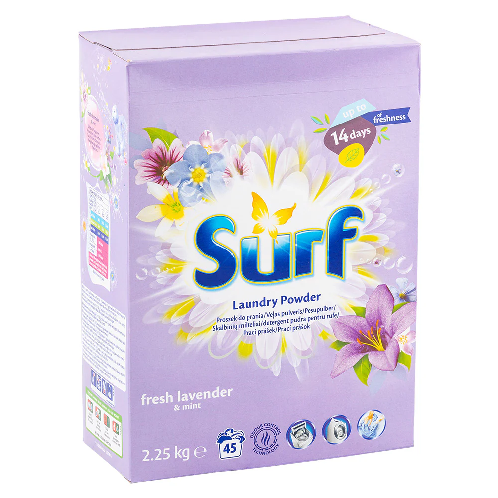 Surf Laundry Powder Fresh Lavender 45 Washes 2.25kg - Image 2