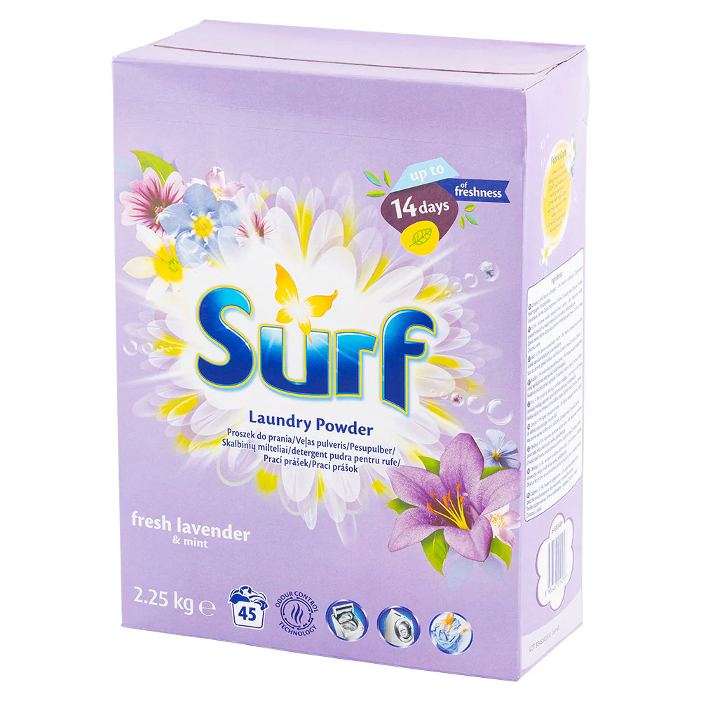 Surf Laundry Powder Fresh Lavender 45 Washes 2.25kg - Image 3