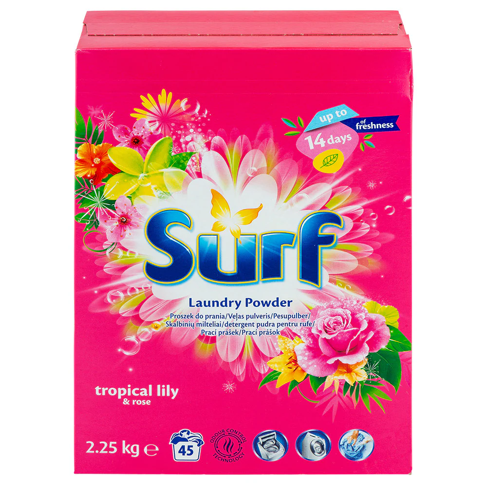 Surf Laundry Powder Tropical Lily 45 Washes