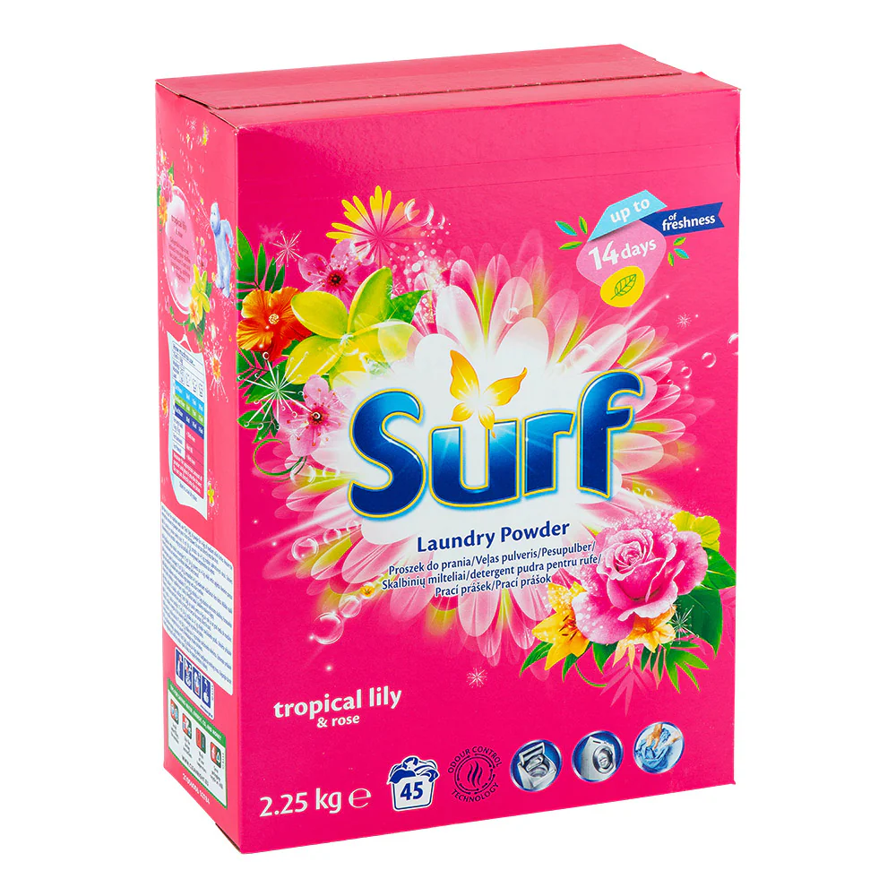 Surf Laundry Powder Tropical Lily 45 Washes - Image 2