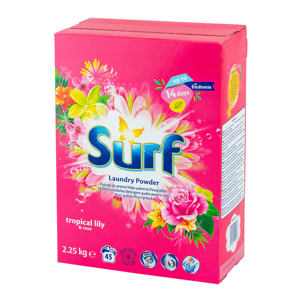 Surf Laundry Powder Tropical Lily 45 Washes - Image 3