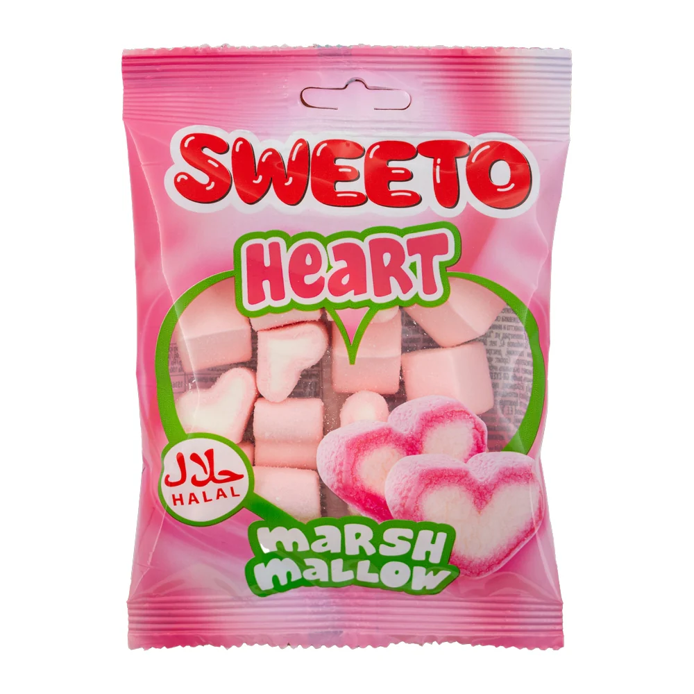 Sweeto Marshmallow Hearts 25G