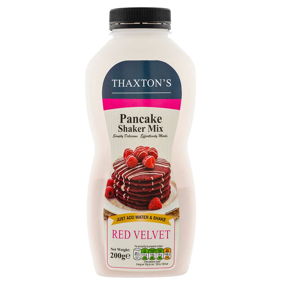 Thaxton's Red Velvet Pancake Shaker Mix 200g