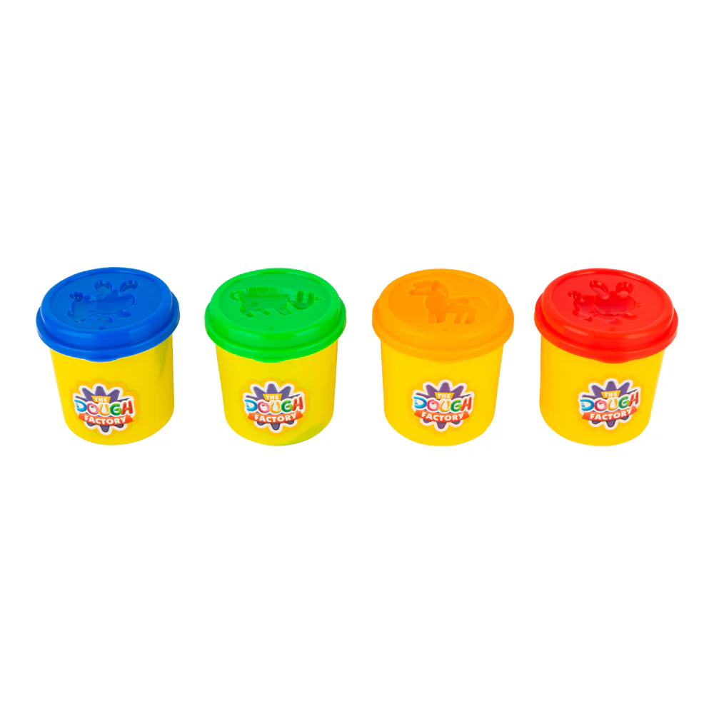 The Dough Factory Dough Modelling Play Set 4 Pack - Image 2
