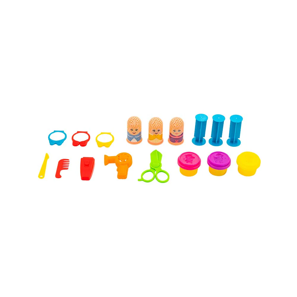 The Dough Factory Princess Hair Modelling Dough Playset - Image 2