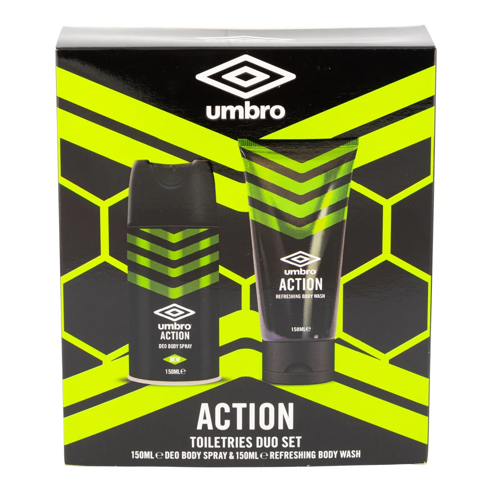 Umbro Action Toiletries Duo Set
