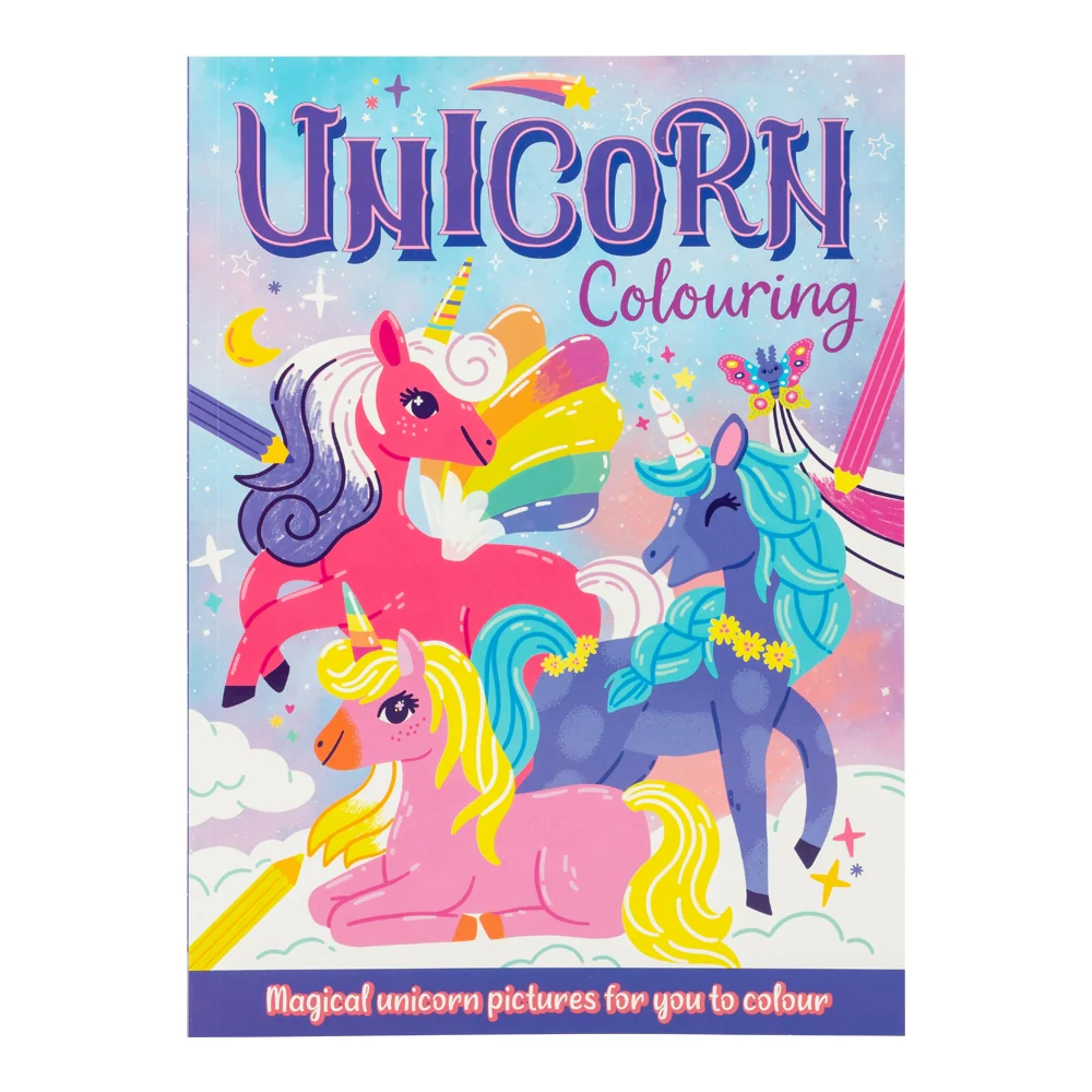 Unicorn Colouring Book