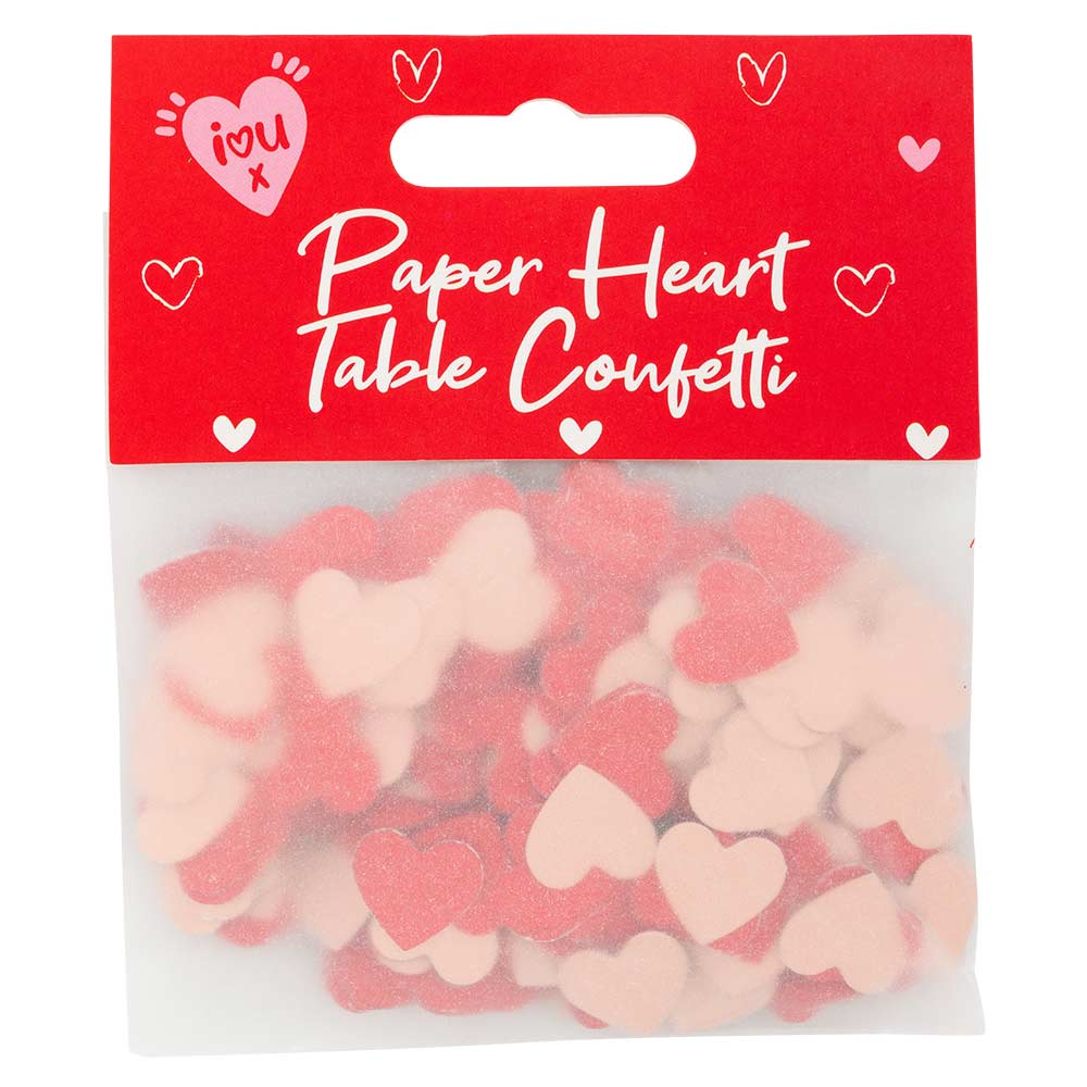 Paper Heart Table Confetti - Image 2