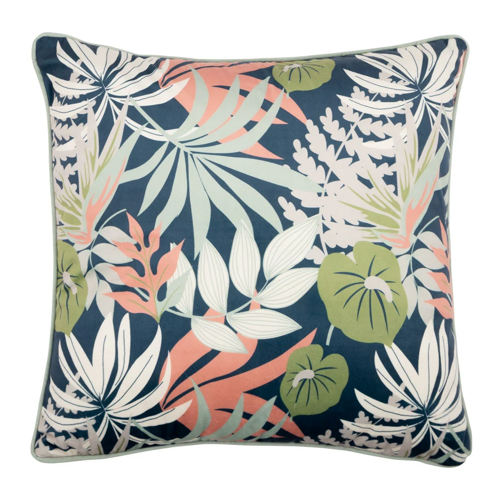 Valtene Velvet Leaf Cushion - 45Cm