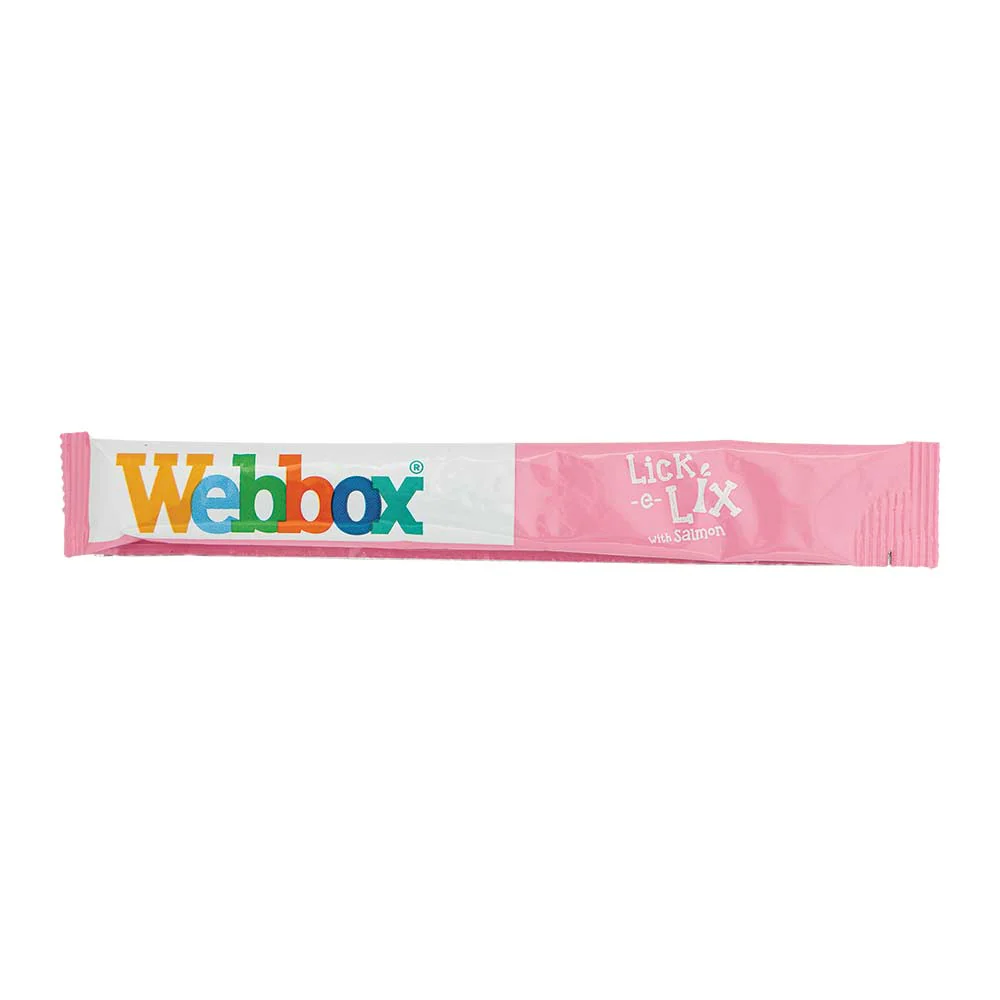 Webbox Lick-E-Lix Salmon Cat Treats 15g x 4 Pack - Image 4