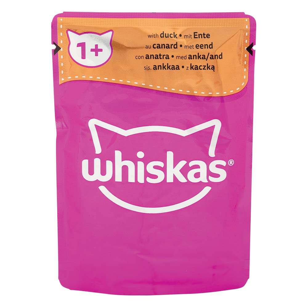 Whiskas 1+ Poultry Feasts In Jelly Adult Wet Cat Food Pouches 85g x 40 Pack - Image 3