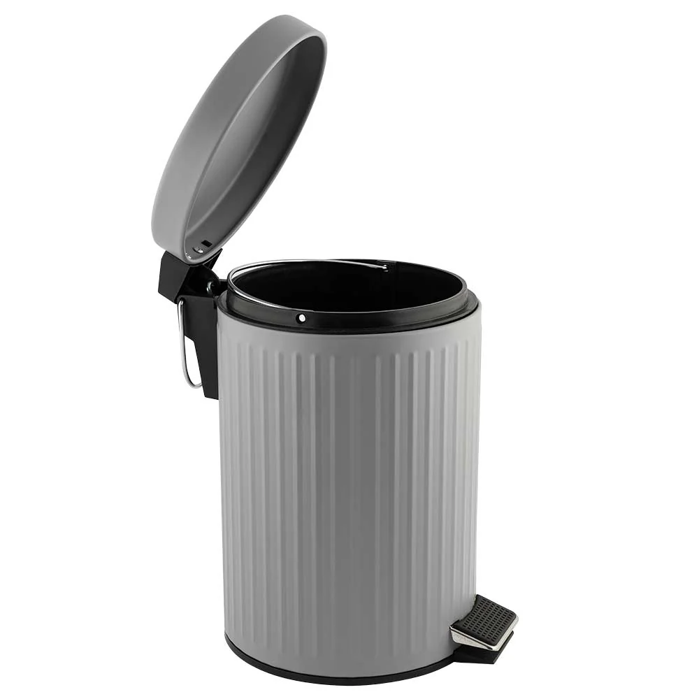 3 Litre Ribbed Metal Bin - Image 2