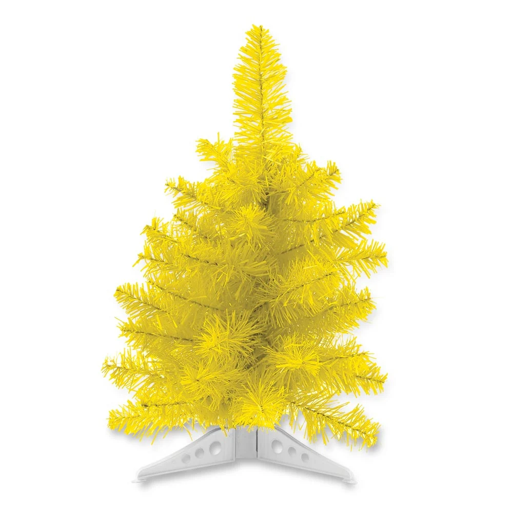 Yellow Mini Christmas Tree 1Ft